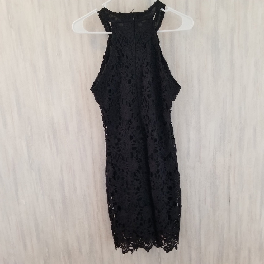 Little black dress lace design